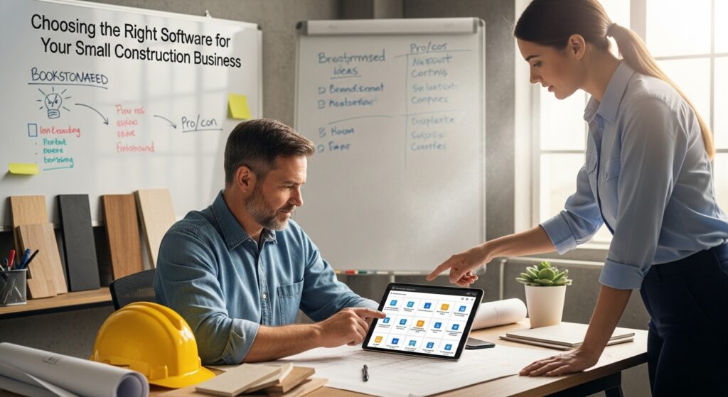 Choosing the Right Software for Your Small Construction Business