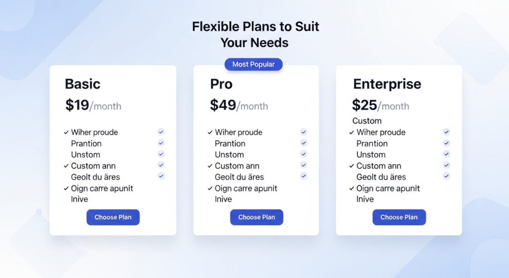Pricing and Plans