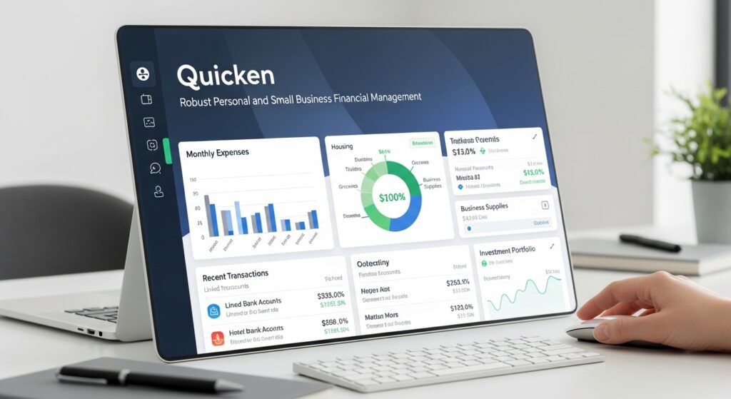 Quicken Robust Personal and Small Business Financial Management